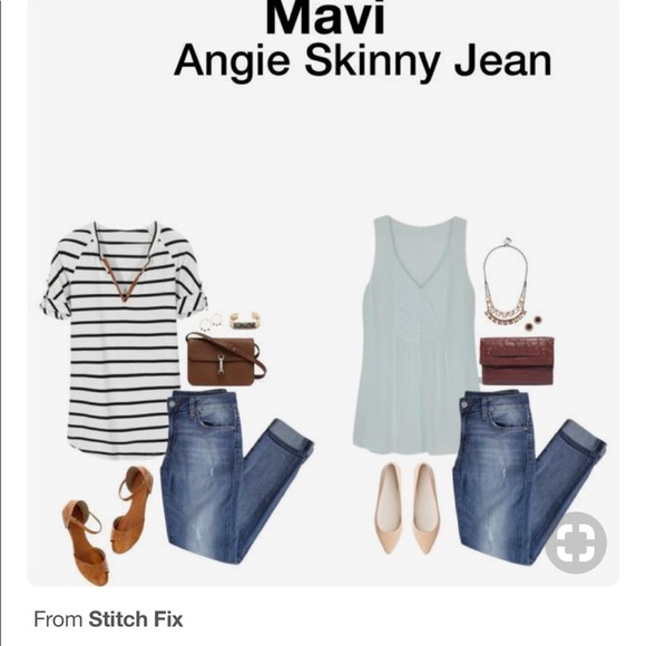 Mavi Denim - Mavi Angie Slim Straight Mid Rise Jeans Stitch Fix